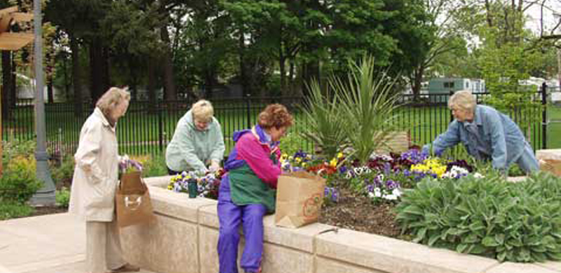 Jardines terapéuticos para personas mayores