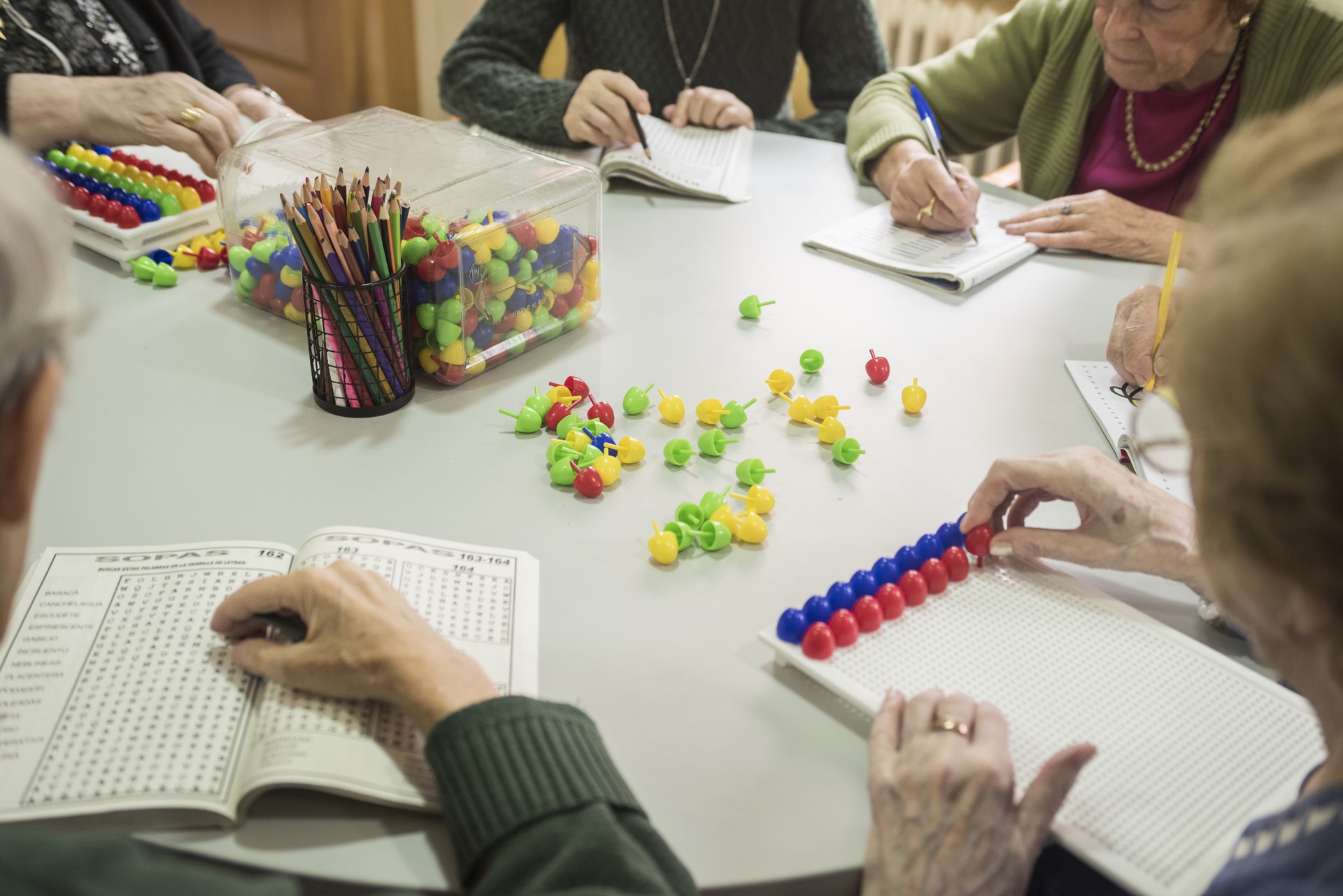 Estimulación mental en personas mayores